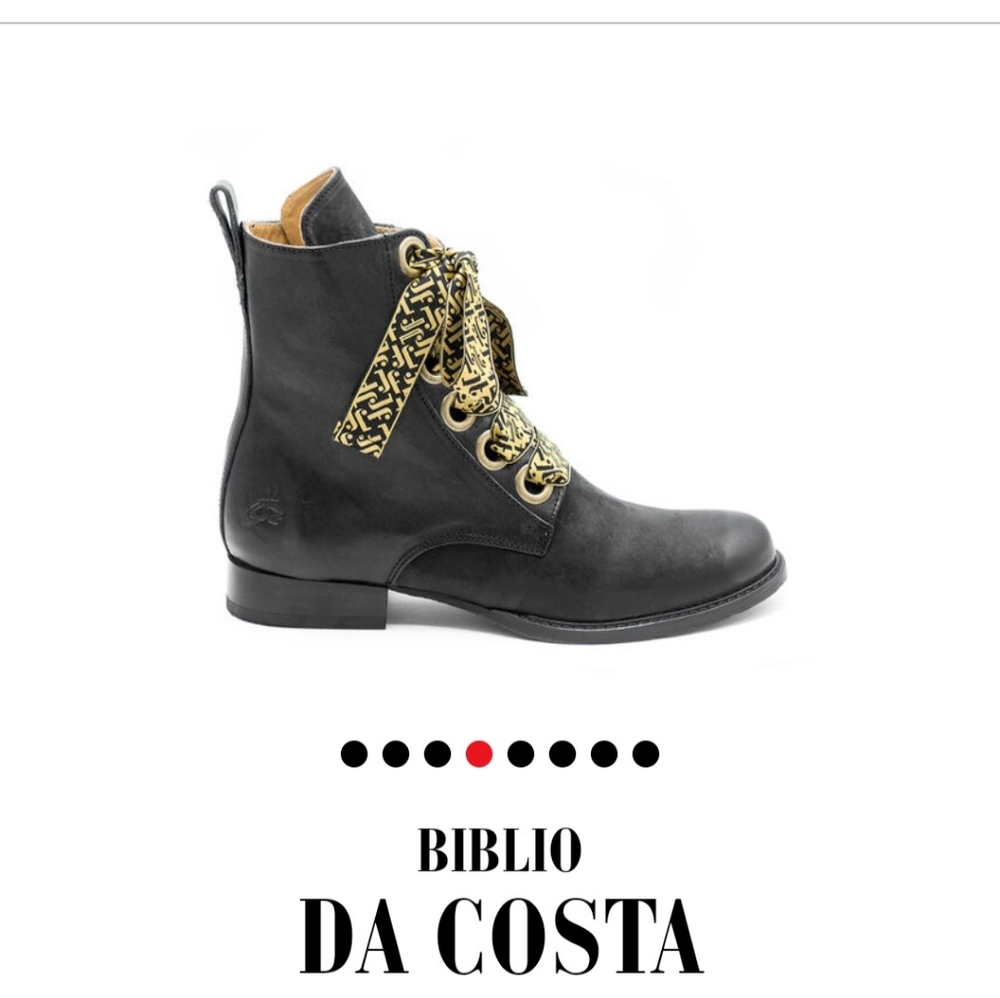 NWT John Fluevog Da Costa Biblio laced up leather ankle boots Size 9 Wome - Picture 5 of 15